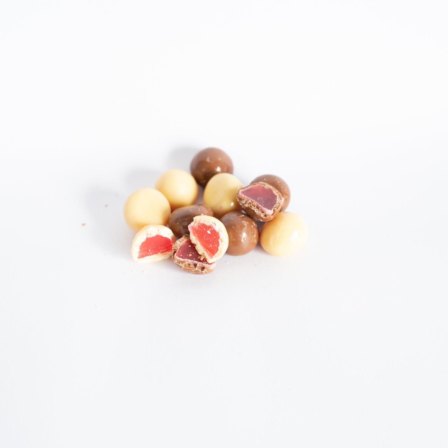 Mixed White & Milk Raspberries 150g