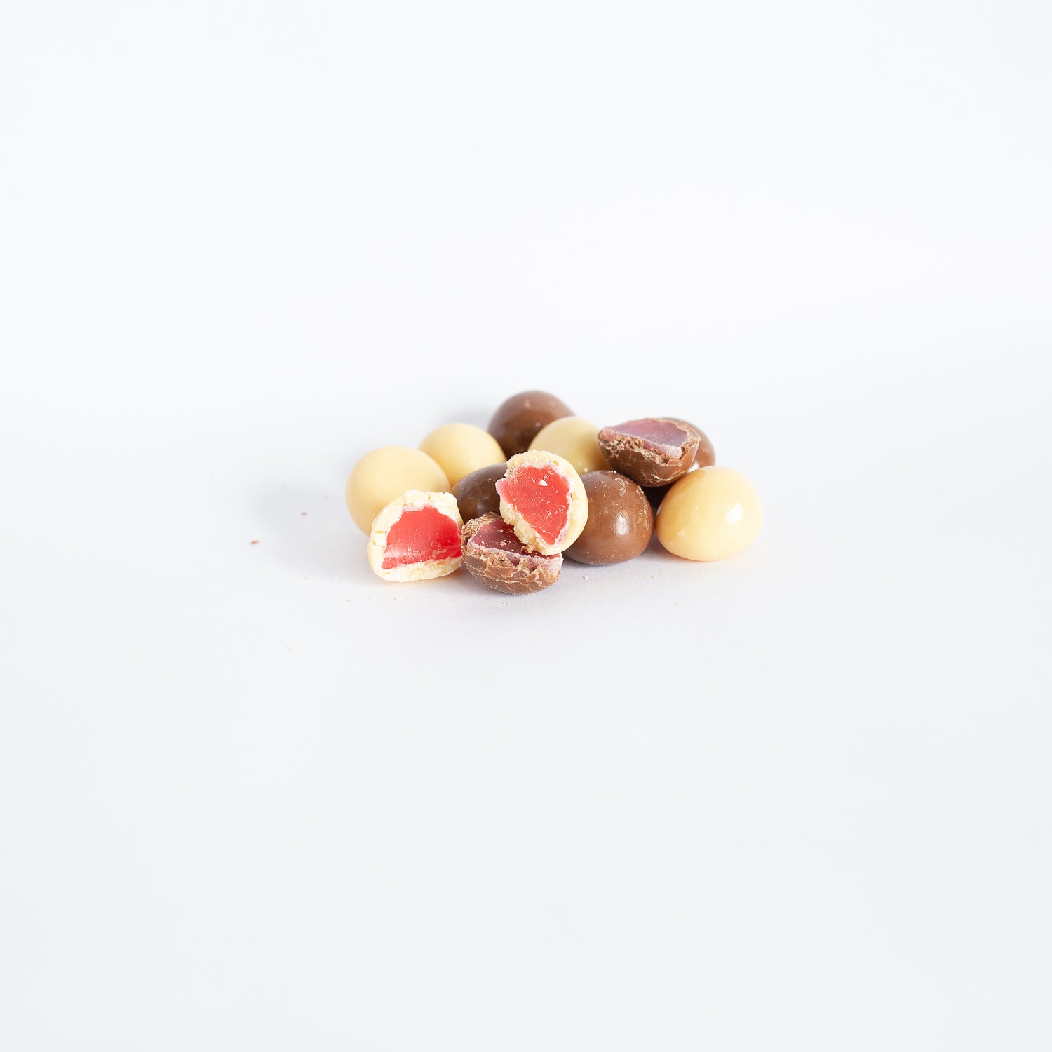 Mixed White & Milk Raspberries 150g