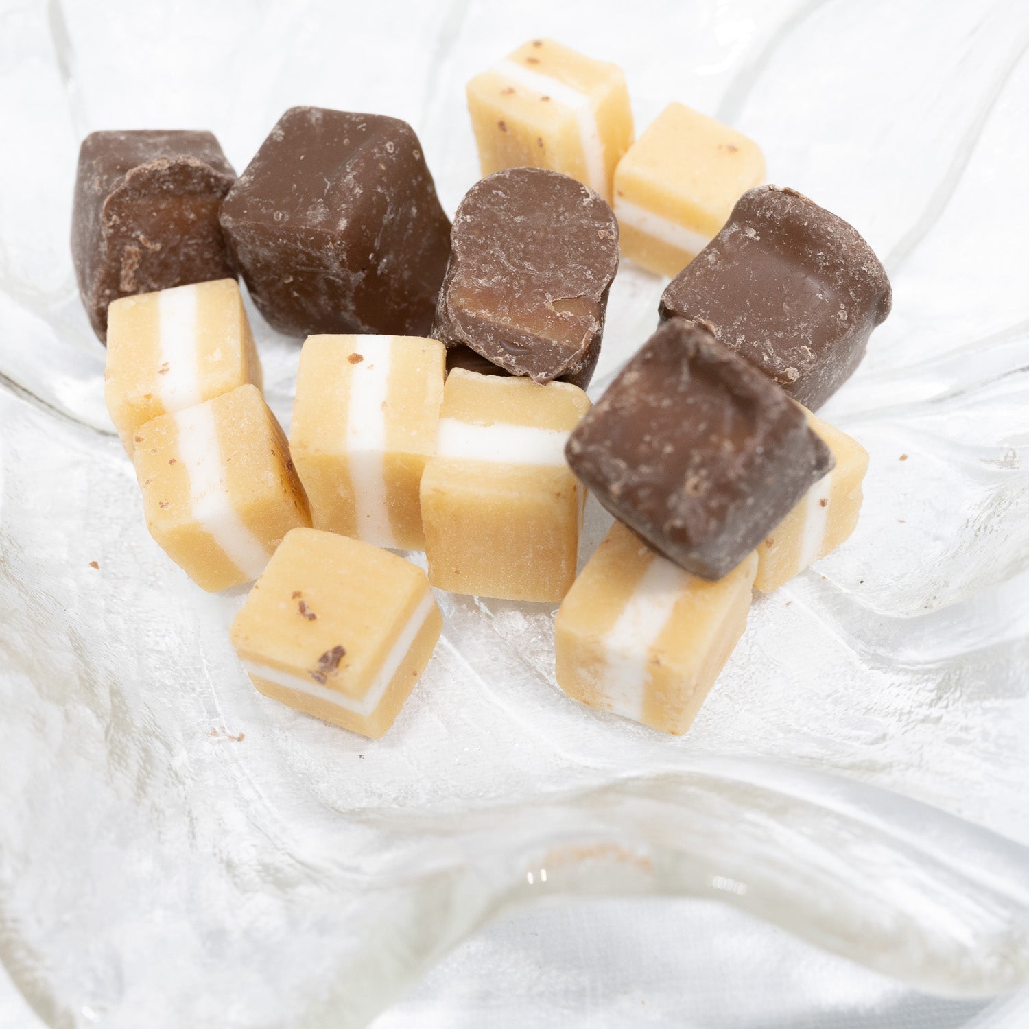 Choc Jersey Caramels Mixed 150g