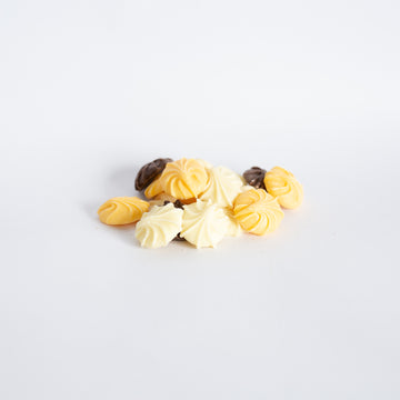 Mixed Caramel, White & Chocolate Buds 200g