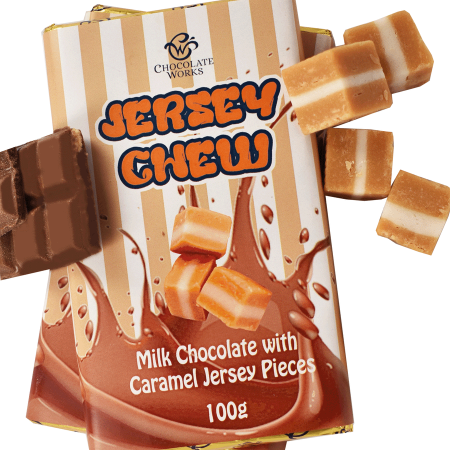 Jersey Chew  milk chocolate bar 150g